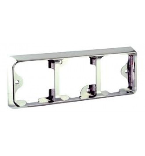 100 Series Chrome Triple Bracket 100B3C